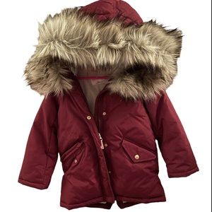 Crew cuts lined puffer jacket girls 4/5